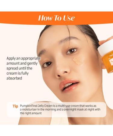 SAEKDONG SEOUL Pumpkintinol Pore Jelly Cream 2-in-1 Cooling Moisturizer & Sleeping Pack | Clinically Proven Face Lifting & Pore Tightening | Hydrating Firming & Puffiness-Reducing (1.69 fl.oz) - Buy Online on GoSupps.com