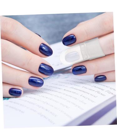 Beavorty 20pcs Nail Case Para U as Spar Varnish Hat Protector Nail Polish Cap Holder Polish Remover Wrap Peel Polish Barrier Manicure Art Varnish Protector Nail Polish Varnish Tip 4x2cm As Shown - Buy Online on GoSupps.com