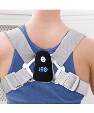 Back Straightener | Posture Trainer For Women - Adjustable Vibration Intelligent Reminder Back Brace Prevent Humpback For Lumbar Neck Gray - Buy Online on GoSupps.com