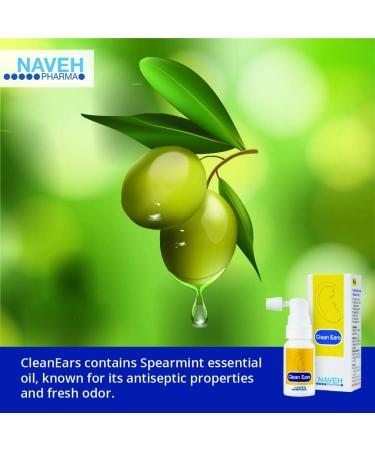 Naveh Pharma CleanEars Earwax Removal Spray Bundle - 1oz & 0.5oz for Adults and Babies - Buy Online on GoSupps.com