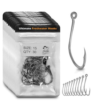 Fishing Hooks Freshwater Assortment  Small Fishing Hooks  Panfish Hooks  Bass Hooks  Trout Hooks  Bluegill Hooks for Fishing- Bass Fishing Hooks