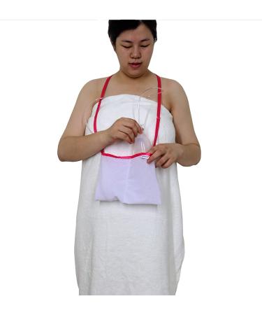 Comfortable Pink Mastectomy Drainage Pouch & Shower Support - Yesito - Buy Online on GoSupps.com