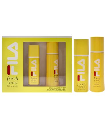 Fila Fresh Yellow for Women - 2 Pc Gift Set 3.4oz EDP Spray 8.4oz Body Spray