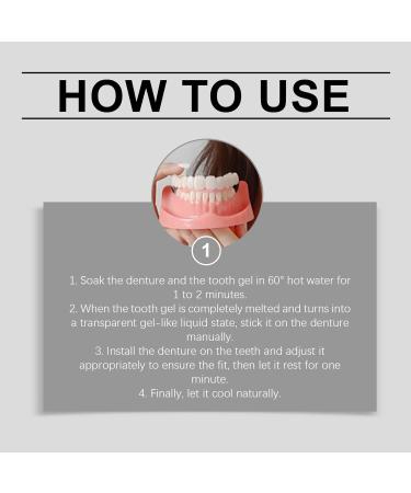 Instant Smile Enhancement Denture Kit Comfortable & Natural-Looking Teeth for Daily Confidence Boost Universal Fit for All Social Occasions(3PCS) 1 Count (Pack of 1) - Buy Online on GoSupps.com