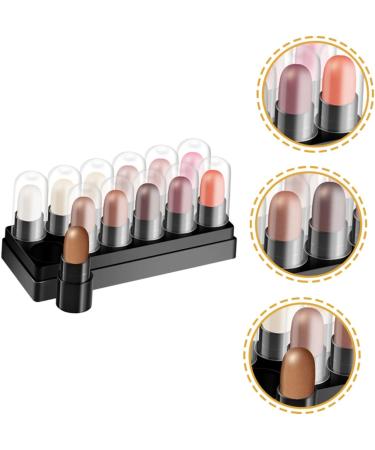 POPETPOP 12pcs 12 Shadow Box Eyeshadow Highlighters Makeup Sticks Eye Highlighter Stick Tool Boxed - Buy Online on GoSupps.com