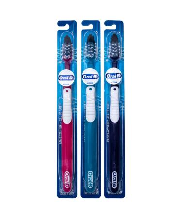 Oral-B Pro-Health All-in-One CrossAction Toothbrush 35 Soft (Colors Vary) - Pack of 3