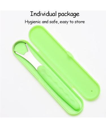 Premium Tongue Cleaner with Scraper & Silicone Grip Dental Care for Adults & Kids | Fresh Breath Solution - Buy Online on GoSupps.com