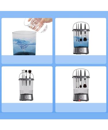 Makeup Brushes Cleaner Electric Cosmetic Brush Cleaner Beauty Blending Cleaners Automatic Spinning Makeup Brush Cleaner Advance Technology for All Size Makeup Brushes Black - Buy Online on GoSupps.com