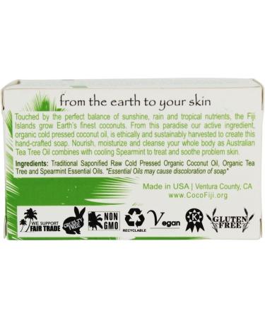 Organic Fiji Body Oil Soap Tea Tree Spearmint - Buy Online on GoSupps.com