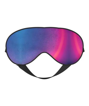SSIMOO Abstract Geometric Soft Sleep Eye Mask Female Breathable Eye Patch Perfect for Travel and Relaxation Black