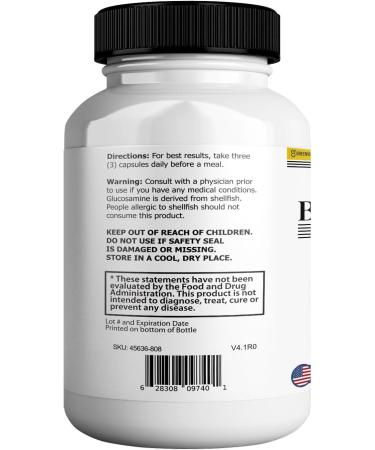 GREENVIFY Bodi Dynamics Gold Max Joint Genie Extra Strength Joint Support Supplement 1500mg Glucosamine 60 Capsules 20 Day Supply (2) - Buy Online on GoSupps.com