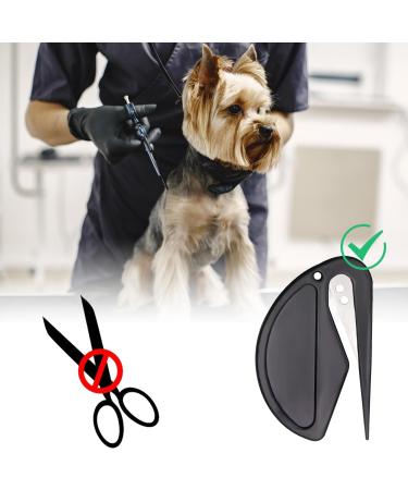 5PCS Pet Knotting Comb with Steel Blade De Knotting Comb for Dogs Pet Grooming Brush Dematting Comb Hair Removal Tangles for Dogs Cats (Black) - Buy Online on GoSupps.com