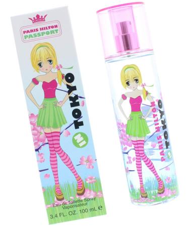 Paris Hilton Passport Tokyo 3.4 Oz / 100ml Eau de Toilette 3.4 Fl Oz (Pack of 1)