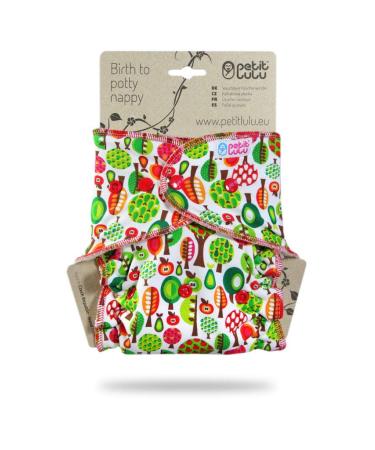 Petit Lulu One Size Diaper (5-16 kg) Snaps (Orchard)