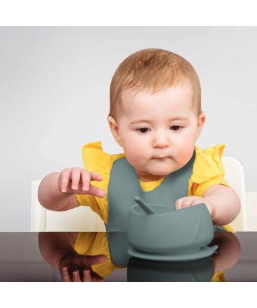 Everyday Baby Silicone Dining Bowl - Eco-Friendly Green Baby Plate & Bowl for Safe Feeding | Perfect for Babies and Toddlers - Buy Online on GoSupps.com