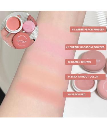 Powder Blush Matte Powder Blusher Cream Natural And Versatile Powder Blusher Pseudo sweetheart Natural Silky Finish - Luminous Pressed Mineral Powder Blush (4# 20g) - Buy Online on GoSupps.com