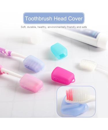 Toothbrush Head Cover - Electric Toothbrush Protective Cap | Silicone Protection for Home Travel & Camping - Buy Online on GoSupps.com