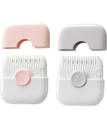 Split Ends Hair Trimmer Women Fringe Trimmer 2 in 1 Mini Portable Cute Hair Brush Detachable Dustproof Knob Adjustable Stainless Steel Slicer Hair Clipper Type 1 - Buy Online on GoSupps.com