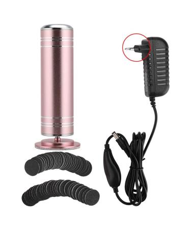 Electrical foot Horn skin remover automatic electrical foot with 60 pieces of replacement grinding paper slices Powerful pedicure electronic footfish for (pink European standard) - Buy Online on GoSupps.com