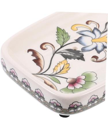 Amosfun Soap Case soap container Fashion sink portable Soap Draining Holder household products Adorable Soap Holder sponge shower soap dish drain rack Soap soap dispenser vintage As Shown 1 14X11X3CM - Buy Online on GoSupps.com