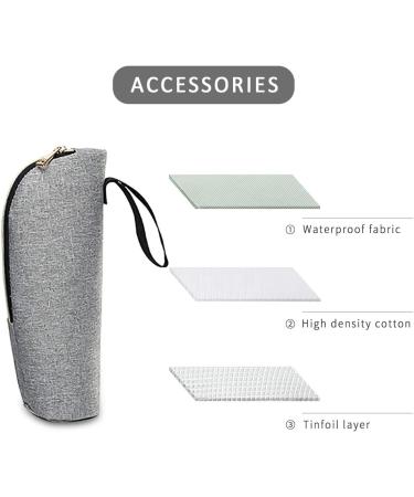 SONARIN Baby Nappy Changing Bag with Insulated Pocket Satchel Waterproof Large Capacity Stylish and Durable Light Gray - Buy Online on GoSupps.com