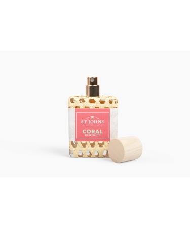 St. John Fragrance Company Coral Eau De Toilette | Gentle Fresh & Sweet Perfume for Women Exclusive Womens Perfume | Lightweight Classic & Elegant Perfumes for women | (2 oz spray) Coral EDT 3.4 Fl Oz (Pack of 1) - Buy Online on GoSupps.com