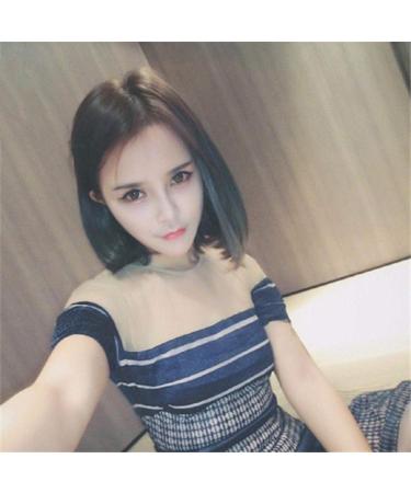 Short Bobo Wig with Bangs - Dark Brown Female African Fashion Headgear | International Shipping - Buy Online on GoSupps.com