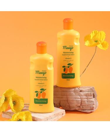 Mango & Vitamin E Body Lotion - Moisturizing Hand & Body Lotion 10.15oz Soft Skin Moisturizing Cleanser Moisturizer Reduces Dryness Mango Extract Body Moisturizer - Skin Care Products - Buy Online on GoSupps.com
