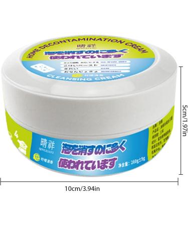 Stain Remover Cream | 260g Shoes Yellow Rubbish Remover | Yellow Remover Cleaner with Sponge Decontaminate Solid Paste for All Washable Shoes Lxury - Buy Online on GoSupps.com