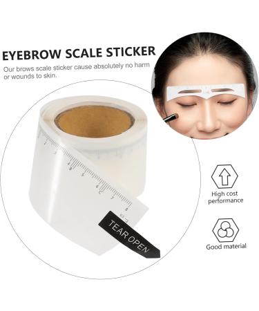FOMIYES 2 rolls Measuring of Measure Practical Sticker White Ruler Tool Scale Guide Brow Woman Eyebrow 1 count (Pack of 1) White 2x2pcs - Buy Online on GoSupps.com