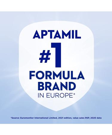 Aptamil Stage 1 Baby Formula: No.1 in Europe | Milk Powder with DHA, Omega 3 & Prebiotics | 28.2 oz - Buy Online on GoSupps.com