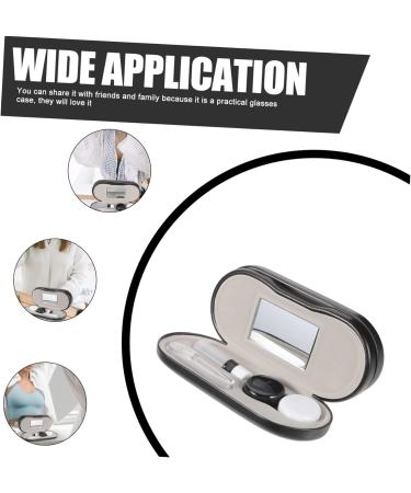 Buy Healvian Double Purpose Glasses Case - Hard Shell Container for Contact Lenses & Schnapps Glasses | Sturdy & Reusable - Perfect for All Your Eyewear Needs! - Buy Online on GoSupps.com