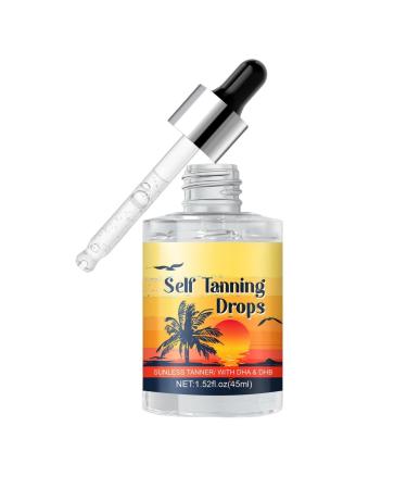 S Rum Bronzant Auto-Bronzant Bronzage Naturel Bronzage Progressif 45ml (1) 9 ml (Lot de 5)