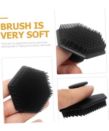 Housoutil Silicone Face Brush Scalp Exfoliator Bath Brush Facial Tool Skin Care Sponge Scrubber Deep Cleaning Facial Brush Silicone Brush Take a Bath Silica Gel Miss - Buy Online on GoSupps.com