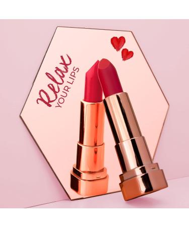 Green Velly Herbs Matte Lipstick Hydrating Nourishing and Liquid Waterproof Long Stay Relaxed Matte Bullet Lipsticks for Women 4.2 gm(Cherry Kiss) - Buy Online on GoSupps.com