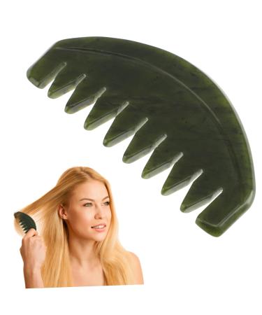 Magiclulu 2 POOL SACE JADEKRAME practical scratch board head massager made of wood jade ridge wide tooth massage devices guascha hair ladies natural jade stimulator model