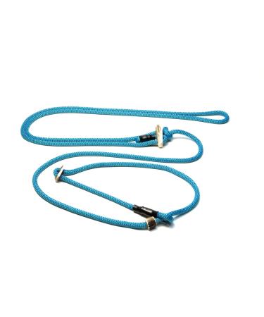 Mystique Hunting Profi silent shoulder leash 8mm with pull limiter 280cm turquoise blue