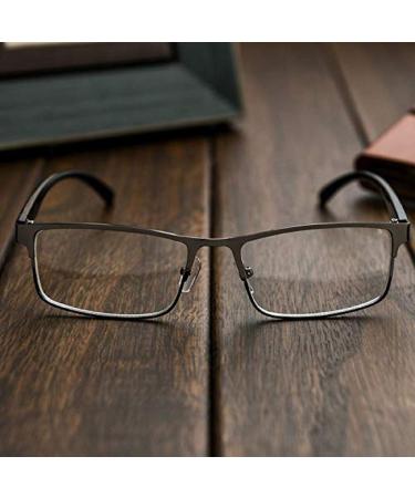 EgBert Fashion Black Nearsighted Glasses - Metal Full Frame Myopia Glasses -1.5 | Stylish Comfortable International Shipping - Buy Online on GoSupps.com