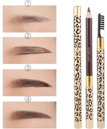Baluue 2pcs Eeyebrow Pen with Brush Eyebrow Definer Pencil Eyebrow Makeup Long Lasting Waterproof Dark Coffee 3# 1 count (Pack of 1) Dark Coffee 3 - Buy Online on GoSupps.com