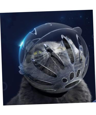 Buy MipCase Cat Snout Hood - Space Helmet for Pets | Mustache Mouth Protection | Transparent 13.5x11cm - Buy Online on GoSupps.com