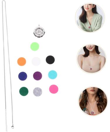SOESFOUFU 1 Set Necklace Essential Oil Necklace Wrist Chain Chic Perfume Necklace Women Pendant Necklace Hollow-Out Perfume Necklace Stainless Fragrance Necklace Women Necklace - Buy Online on GoSupps.com