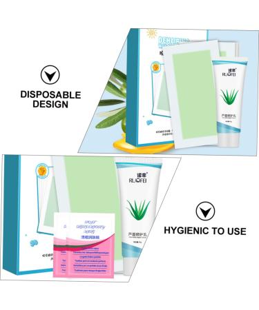 Buy Minkissy Hard Depilatory Wax Set - Salon Wax Spatula & Disposable Hair Remover Strips for Women | Perfect for DIY Waxing & Hair Removal - Buy Online on GoSupps.com