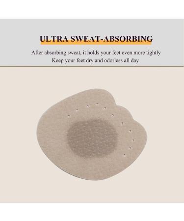 2 Pair Metatarsal Pads - Pigskin High Heel Inserts for Women | Anti-Slip Forefoot Insoles | Comfortable Sandal Pads (Apricot - Buy Online on GoSupps.com