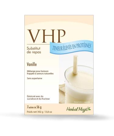 Herbal Magic VHP Vanilla Meal Replacement and Weight Loss Shakes Satisfies Hunger 23g Protein Vitamins and Minerals Aspartame-Free Thick and Creamy 7 x 56 grams - Buy Online on GoSupps.com