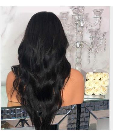 BGHJUE African Wig - Medium Long Volume Lace Front Human Hair Wig | Pre-Plucked Brazilian Straight Wig with Baby Hair - Buy Online on GoSupps.com