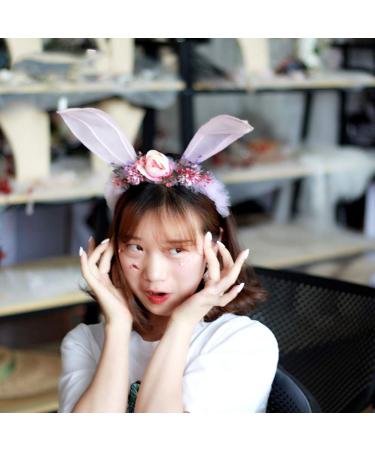 1 Stk Pointed Rabbit Ears Headband | Easter Bunny Head Jewelry | Long Rabbit Ears Headband Perfect for Easter Celebrations - Buy Online on GoSupps.com