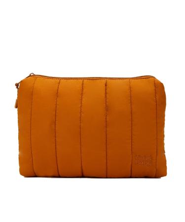 Hylat Baby Cosmetic Bag - Stylish Quilted Diaper Bag - Versatile Toiletry Bag Organizer for On the Go - Brown Brown-k