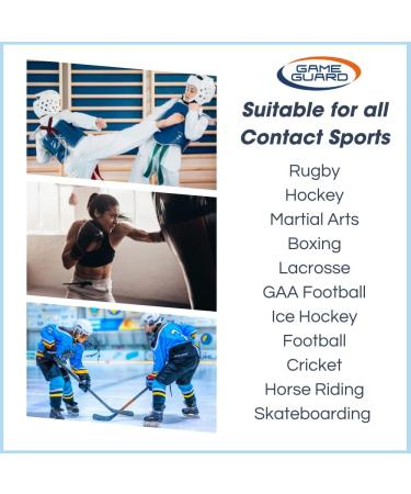 Game Guard Hockey Mouthguard for Kids 8-13 | Transparent Black Currant Flavor | Multi-Sport Protection - Buy Online on GoSupps.com