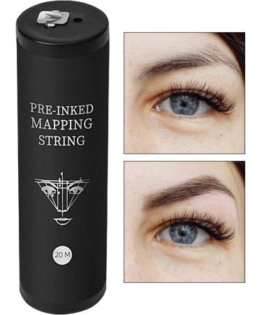 Beauty String Thread 20m Black Ink Mapping Brows Point Tool Eyebrow Thread for Home Salons 20m Beauty String Thread for Accurate Eyebrow Measuring Mapping and Shaping in Home and Salon Settings - Buy Online on GoSupps.com