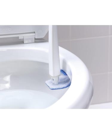 Scotch-Brite Disposable Toilet Scrubber Starter Kit with Built-In Bleach Alternative - 1 Handle, Storage Caddy, 5 Refills - Buy Online on GoSupps.com